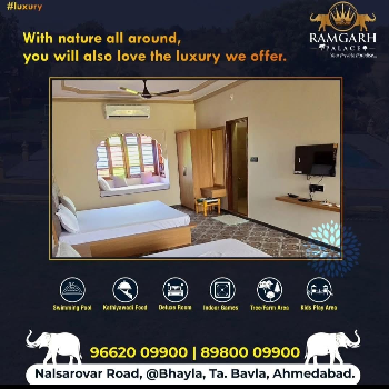 Deluxe Rooms | Ramgarh Palace | Q8G3+HM9, Amipura, Gujarat 382240, India