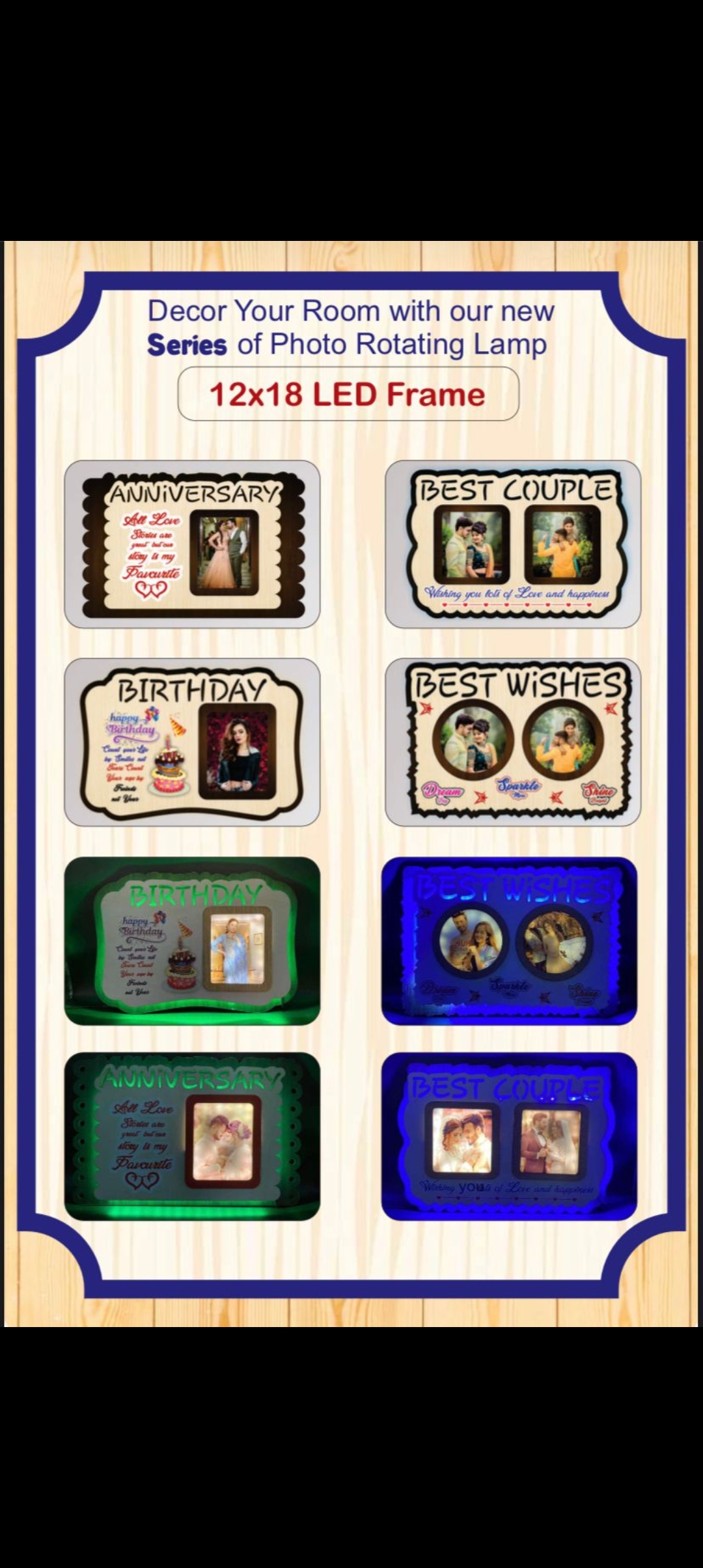 LED photo frame | Babu Gift Gallery | Kanadiya, Madhya Pradesh 452016, India