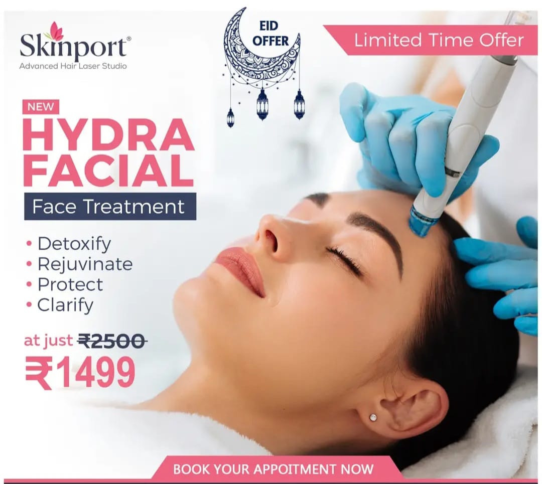 Hydra Facial Face Treatment | SkinPort Laser Studio | FF -80-81 Minal Shopping Mall J K Road Bhopal