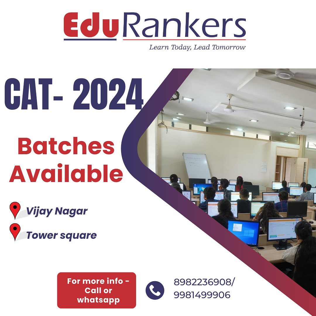 CAT Exam Preparation BHANWARKUA BRANCH 310, VEDA BUSINESS PARK, Bhawarkua Main Rd, Bhanwar Kuwa, Indore, Madhya Pradesh 452001