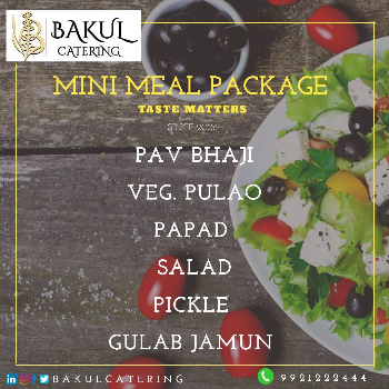 Combo Meals | BAKUL HOSPITALITY SERVICES | Baner, Pune Office No 18, Second Floor, Pride Plaza, Main Chowk, Behind Dr Babasaheb Ambedkar Statue, Atma Nagar, Kharalwadi, Pimpri Colony, Pune, Pimpri-Chinchwad, Maharashtra 411018, India