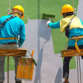 EXTERIOR PAINTING | Vibrant Colours | SHOP NO 12 Arohi Club Road, Ahmedabad, Gujarat, 380058