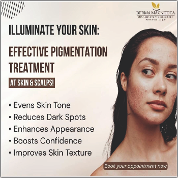 Effective Pigmentation Treatment | Derma Magnetica Clinic Mansarovar Jaipur | Shop No. 5, Upper Ground, Abl Sky Terraces, Ward 27, Sector 5, Mansarovar