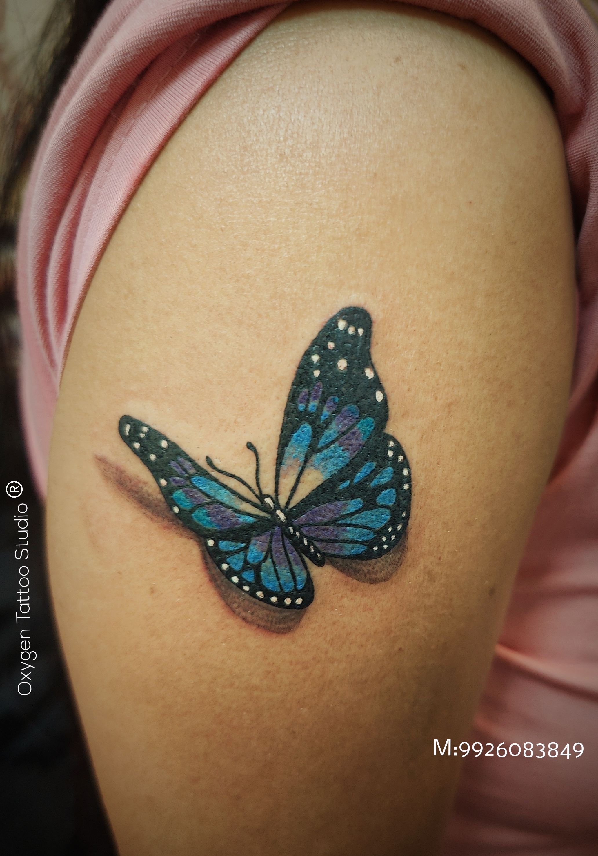 Color Tattoo OXYGEN TATTOO STUDIO 1st Floor, C21 Mall, AB Rd, Scheme 54 PU4, Vijay Nagar, Indore, Madhya Pradesh 452001, India