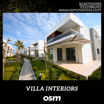 Villa Interiors in Hyderabad | OSM INTERIORS AND ARCHITECTURE | 1st Floor, M No. 733, Atisha Residency, Green Hills Rd, KPHB Phase 15, Kukatpally, Hyderabad, Telangana 500072, India