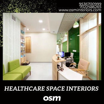 Healthcare Space interiors in Hyderabad | OSM INTERIORS AND ARCHITECTURE | 1st Floor, M No. 733, Atisha Residency, Green Hills Rd, KPHB Phase 15, Kukatpally, Hyderabad, Telangana 500072, India
