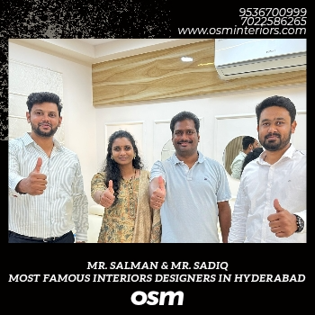 Best Interior Designers in Hyderabad – Luxury Home & Office Interior Design Company | OSM INTERIORS AND ARCHITECTURE | 1st Floor, M No. 733, Atisha Residency, Green Hills Rd, KPHB Phase 15, Kukatpally, Hyderabad, Telangana 500072, India