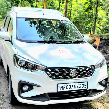 Ertiga Car on Rent in Indore – Trusted Car Rental Near Railway Station | Shree Vijaylaxmi Travels | 6-A, Kalyan Vishranti Grah, Near Yashwant Plaza, Opposite Railway Station Indore