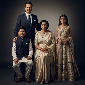 Family & Legacy Portraits | Bespoke Studio Sessions | CameraNvideo Frames | Raheja Crest 1, Phase D, Shastri Nagar, Andheri West, Mumbai, Maharashtra 400053, India