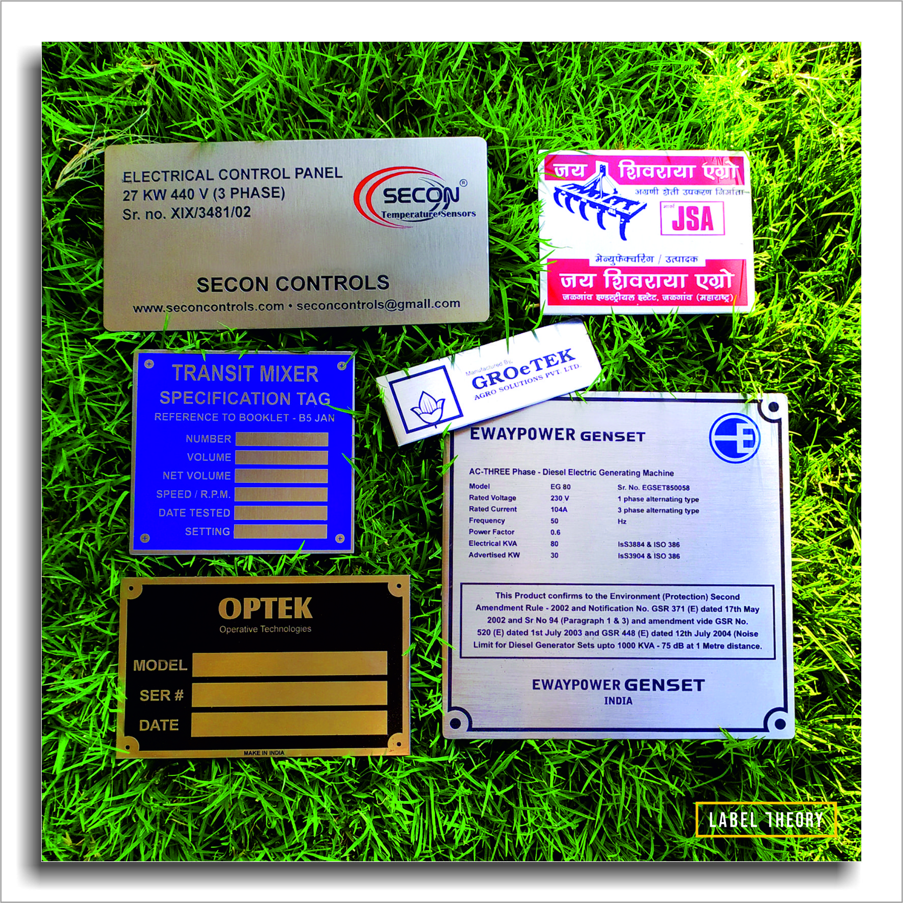 METAL LABELS | Labels & Name Plates | 15, Nirmal Nagar, Piplyahana, Main Road, Near Ravi Papad, Indore - 452001 (M.P.)