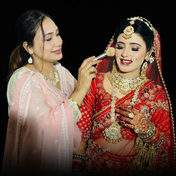 Bridal makeup at Amreen makeover Makeup studio - Beauty Salon Meerut, Kithaur