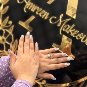 Nail extensions at Amreen makeover Makeup studio - Beauty Salon Meerut, Kithaur