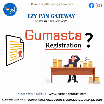 Gumasta Registration | SHRI JAIN BANDHU TRUST (FIRM) | B-1, 2ND FLOOR, BCM CITY, NAVLAKHA SQUARE INDORE