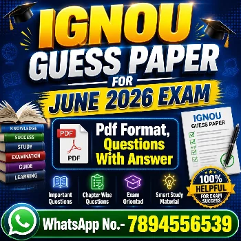 IGNOU Guess Paper For Exam in Dhamanagar — learnmart.in Learnmart.in (For IGNOU Students) Dhamanagar, Odisha 756117, India