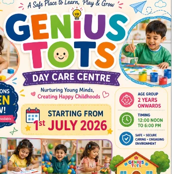 Genius Tots Day Care Centre in Nashik — Safe & Nurturing Genius Tots - Preschool In Nashik 