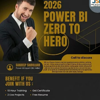Certification in Data Analytics in Bengaluru — Jsn at Jsn Technologies - Power Bi Training Hebbal Kempapura, Bengaluru
