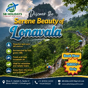 SCENIC LONAVALA GETAWAY S B TRAVELS AND SERVICES SHOP NO 3 A MARKET SECTOR 2