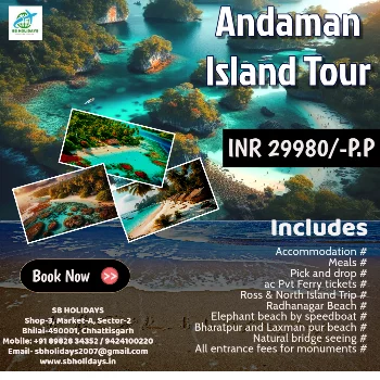 ANDAMAN ISLAND TOUR S B TRAVELS AND SERVICES SHOP NO 3 A MARKET SECTOR 2