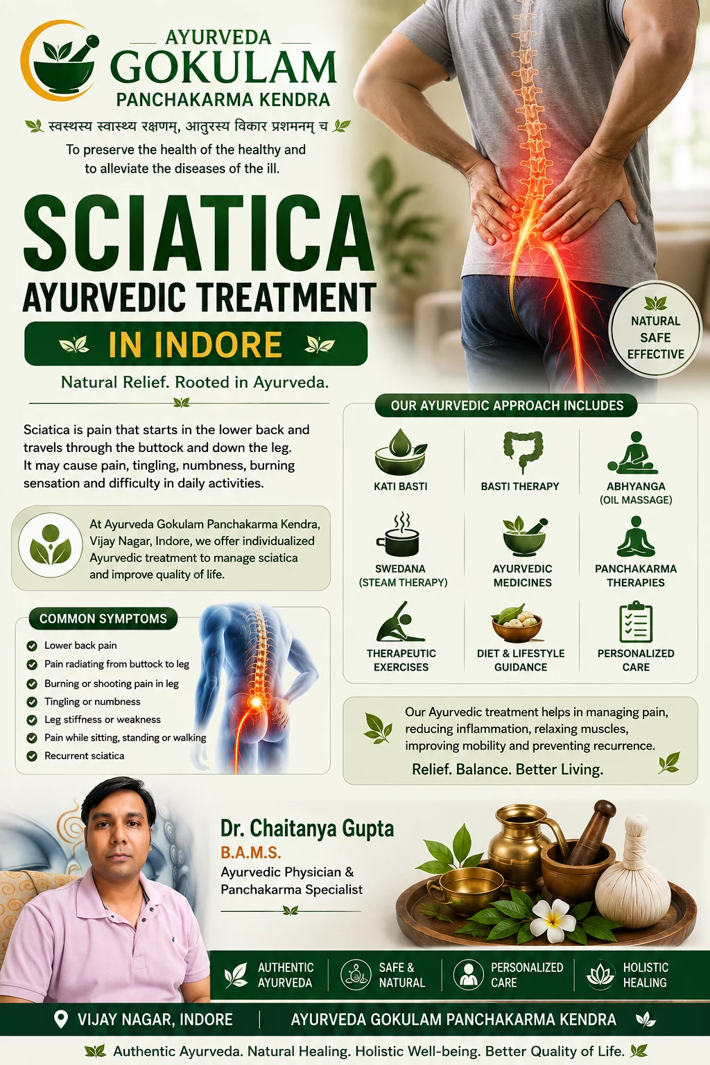 Sciatica Ayurvedic Treatment