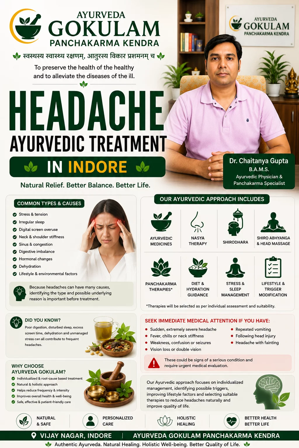 Headache Ayurvedic Treatment