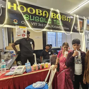 Bubble Tea Event Counter HOOBABOBA Ganapathy Complex, Opp. VIT 3rd Gate, Chennai Salai, Vaibhav Nagar, Brammapuram