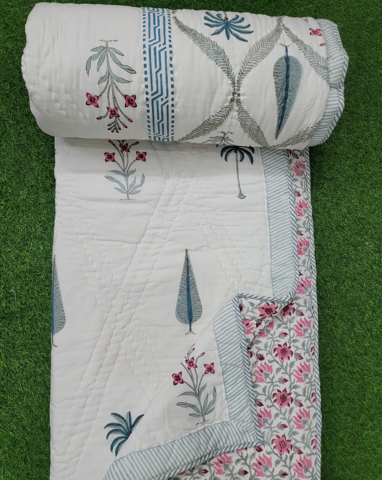 Quilt Manufacturer | Bedsheet Manufacturer In Sanganer Jaipur - NEHA CREATION | Shop No 1 Ganesham Plaza Sanga Setu Bridge Near Hanuman Temple Sanganer Rajasthan 302029, India