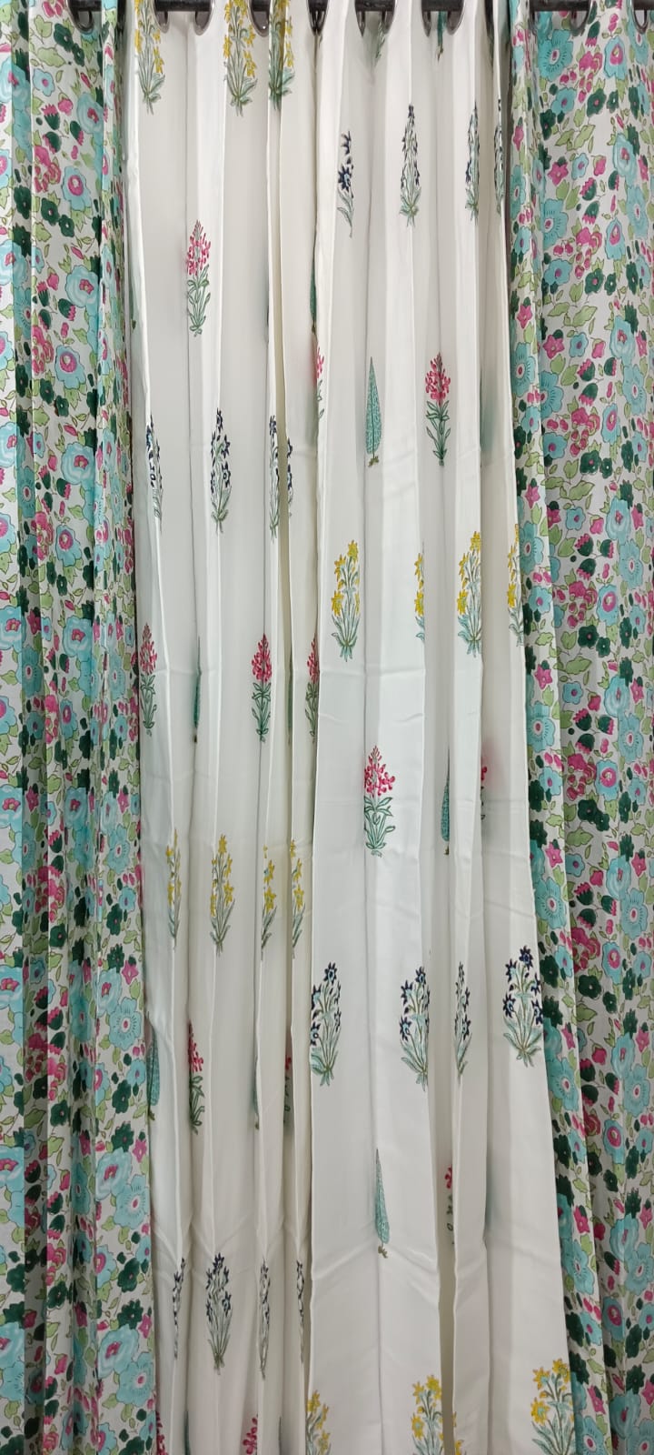 Hand block curtain | Bedsheet Manufacturer In Sanganer Jaipur - NEHA CREATION | Shop No 1 Ganesham Plaza Sanga Setu Bridge Near Hanuman Temple Sanganer Rajasthan 302029, India