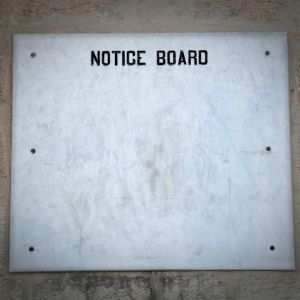 Notice board | Printo Enterprise | 29, Ramway Plaza, Kharivav Rd, Nr. Atmaram Surgical Shop, Dandia Bazar, Jambubet, Vadodara, Gujarat 390001