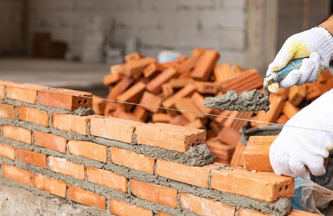 CONSTRUCTION with material Babu Wadhwani ManiK Bagh INDORE