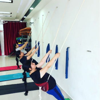 Wall Yoga | Alankar Yoga And Wellness | F3/12, Block F, Malviya Nagar, New Delhi, Delhi 110017, India