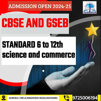 Standard 6 to 12th Science and Commerce | Shreeji Classes | FIRST FLOOR  SHOP NO. 24 To 36 VRAJ VENU COMPLEX GURUKUL CHAR RASTA WAGHODIA ROAD  VADODARA 390025