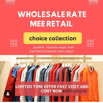 best customer service | Choice Collection | Kasturba Nagar Main Road,opp. Kashish Hair Salon