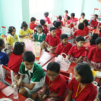 Dining Room | Canvas Kidz International School | Sai Chandrabhaga, Bharati Vidyapeeth Rd, Behind Hotel Chandrangar, Shamaprasad Society, Shubhada Society, Katraj, Pune, Maharashtra 411046