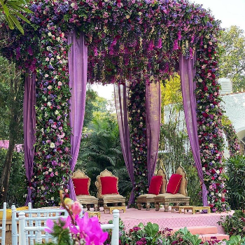 Floral Mandap Decorations Suneriya Fresh Vegetable And Floral Decorations 161/1 Bhagat Singh Marg Sanwer Road Indore Banganga