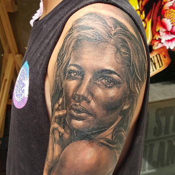 Portrait tattoo | D'souza Tattoo Studio | Shop No. 06, Shree Sant Tukaram Complex, Opposite Apple Salon, Above Sujata Mastani, Near D'mart, Hinjewadi Phase 1, Maharashtra 411057, India