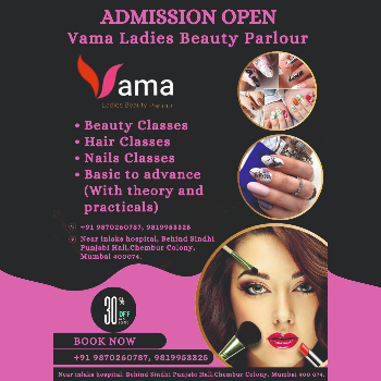 Vama Ladies Beauty Parlour Classes | Vama Ladies Beauty Parlour | Shop No 4 Behind Sindhi Punjabi Hall, Near Inlaks Hospital, Chembur Colony, Mumbai 74