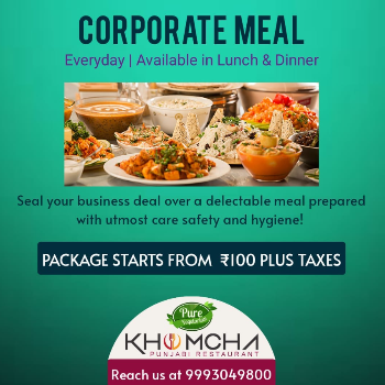 Corporate Meal | Khomcha Restaurant | Khomcha Restaurant, 1146, Scheme No 114, Part-1, Nai Sadak , Indore, India, Madhya Pradesh