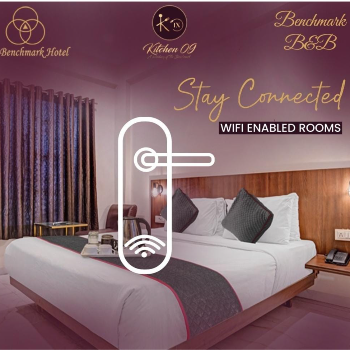 Wifi Enabled Services | Benchmark B&B | 1275, Sector A, 2, Scheme No 136, Bulandshahr, Scheme 78, Vijay Nagar, Indore, Madhya Pradesh 452001, India