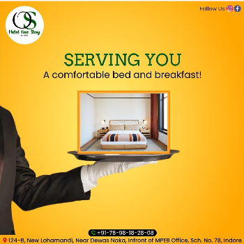 Room Service (24*7) | Hotel One Stay | 124-B, New Loha Mandi, Part II, Scheme 78 Part 1 Phase 2, Indore, Madhya Pradesh 452001, India