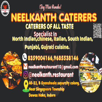 Catering Services NEELKHANT RESTAURANT AE-22,Singapoore Gyansheela Superhit, At Gol Chauraha, Manglaya Sadak,