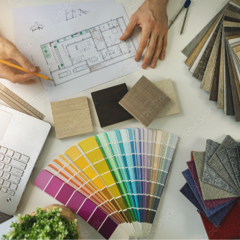 MATERIAL AND FURNITURE SELECTION | KRITITVA | 12, DUM DUM ROAD, KOLKATA - 700 074.DIMPLE PLAZA, 1ST FLOOR, ROOM NO. 210