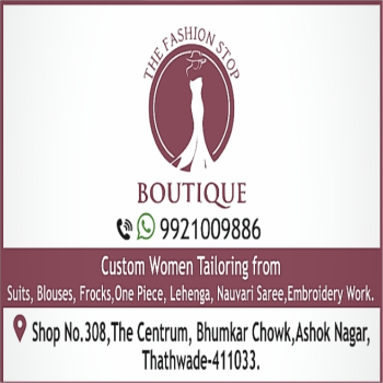 WOMEN TAILORING SERVICES | The Fashion Stop | Shop No. 308,The Centrum, Gophane Wasti, Near The Nook Society,Tathawade,Pune