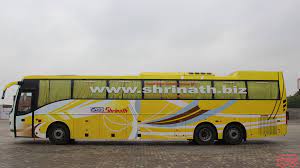 Volvo sleeper (2+1) | Om Shrinath Travels | Khalsa Stadium, Raj Mohalla, Indore, Madhya Pradesh 452002