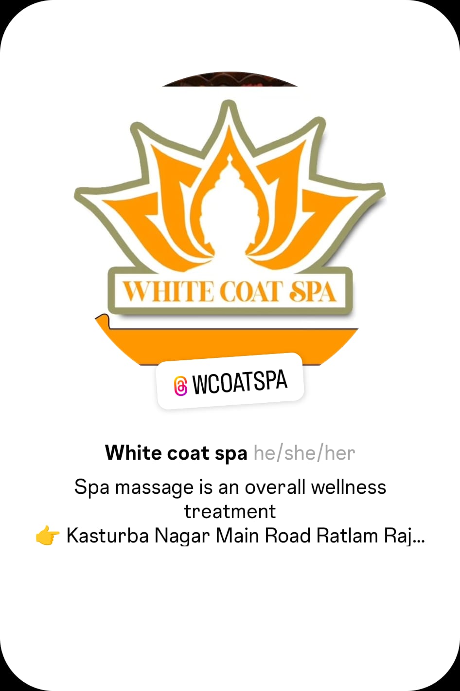 Spa Massage in an overall Wellness Treatment White Coat Spa Kasturba Nagar Main Road No. 1 White Coat Spa  Opposite Rajbhog Restaurant