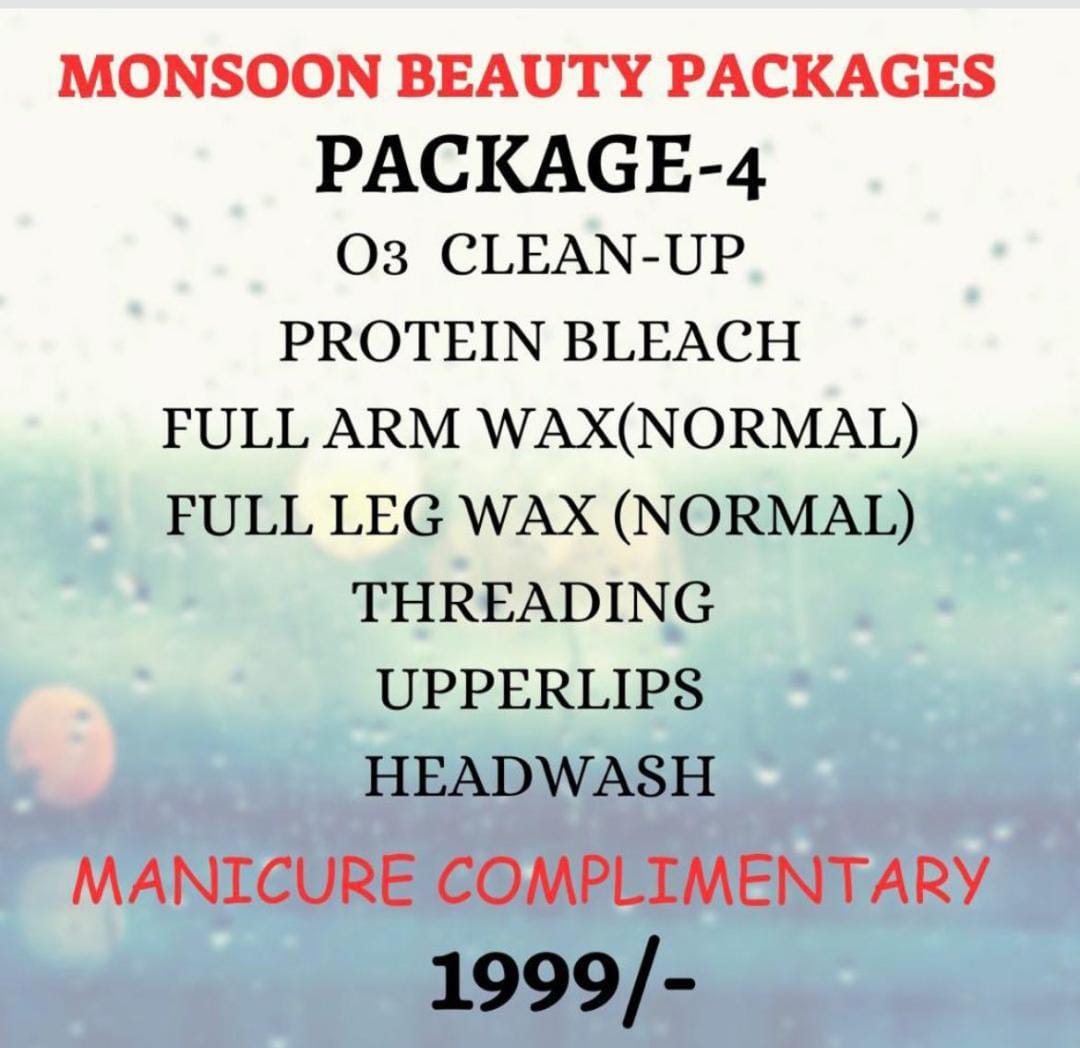 Monsoon Beauty Package | Shri Naina Makeover & SNM Academy | Shahar Saray Bitiya Collection Second Floor Ratlam
