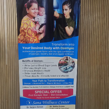 Special Offer - First Ozempic Shot + Diet Consultation (For Event Visitors) Sana Esthetics By Dr. Nakul Somani Jaipur, Rajasthan 302021, India