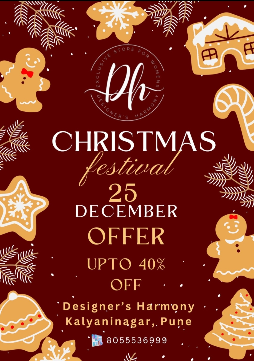 Christmas Festival Offer | Designer’s Harmony | Kalyani Nagar, Pune, Maharashtra 411014