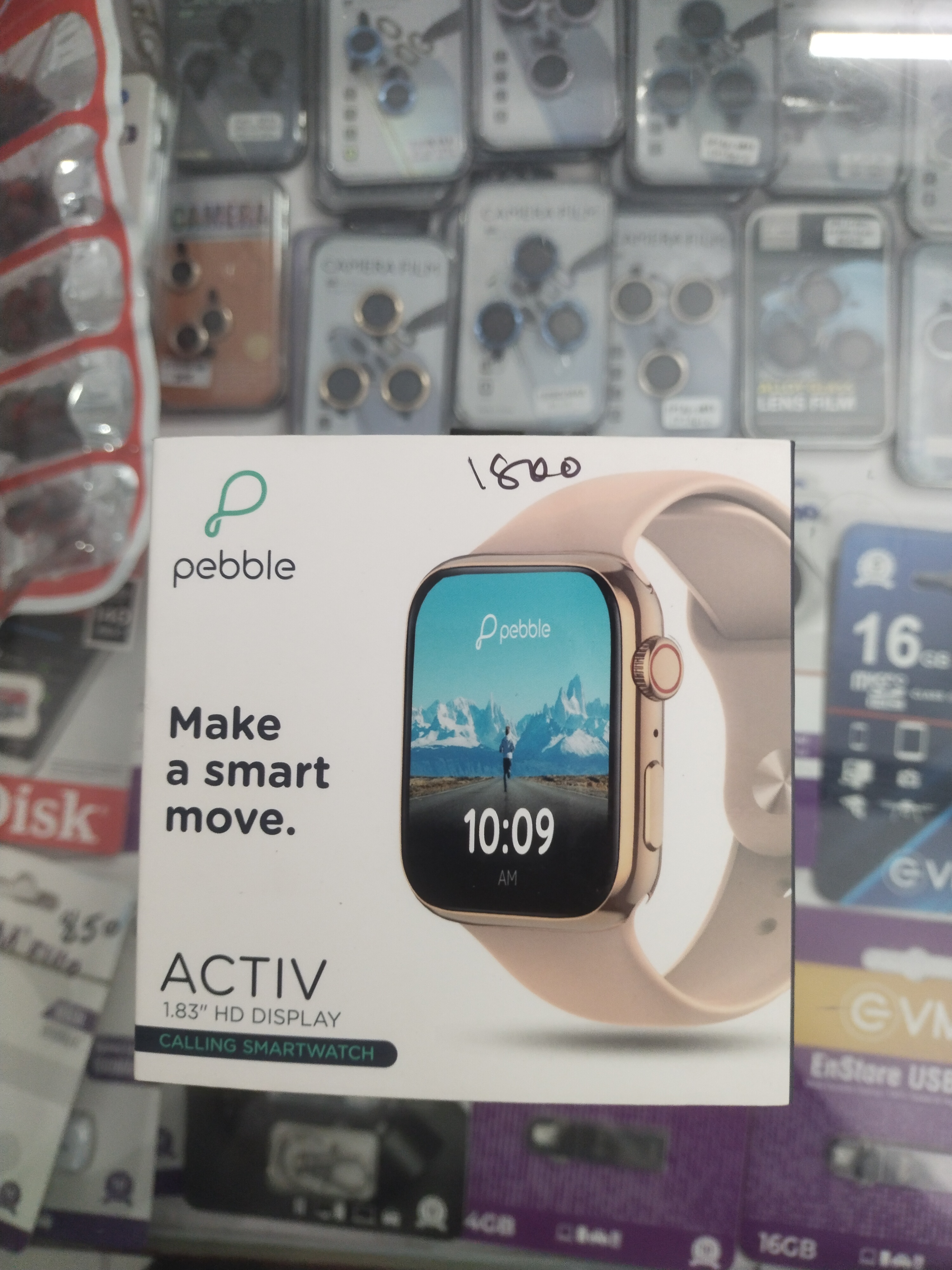 Santram Mobile Accessories | Pebble HD Display Smartwatch