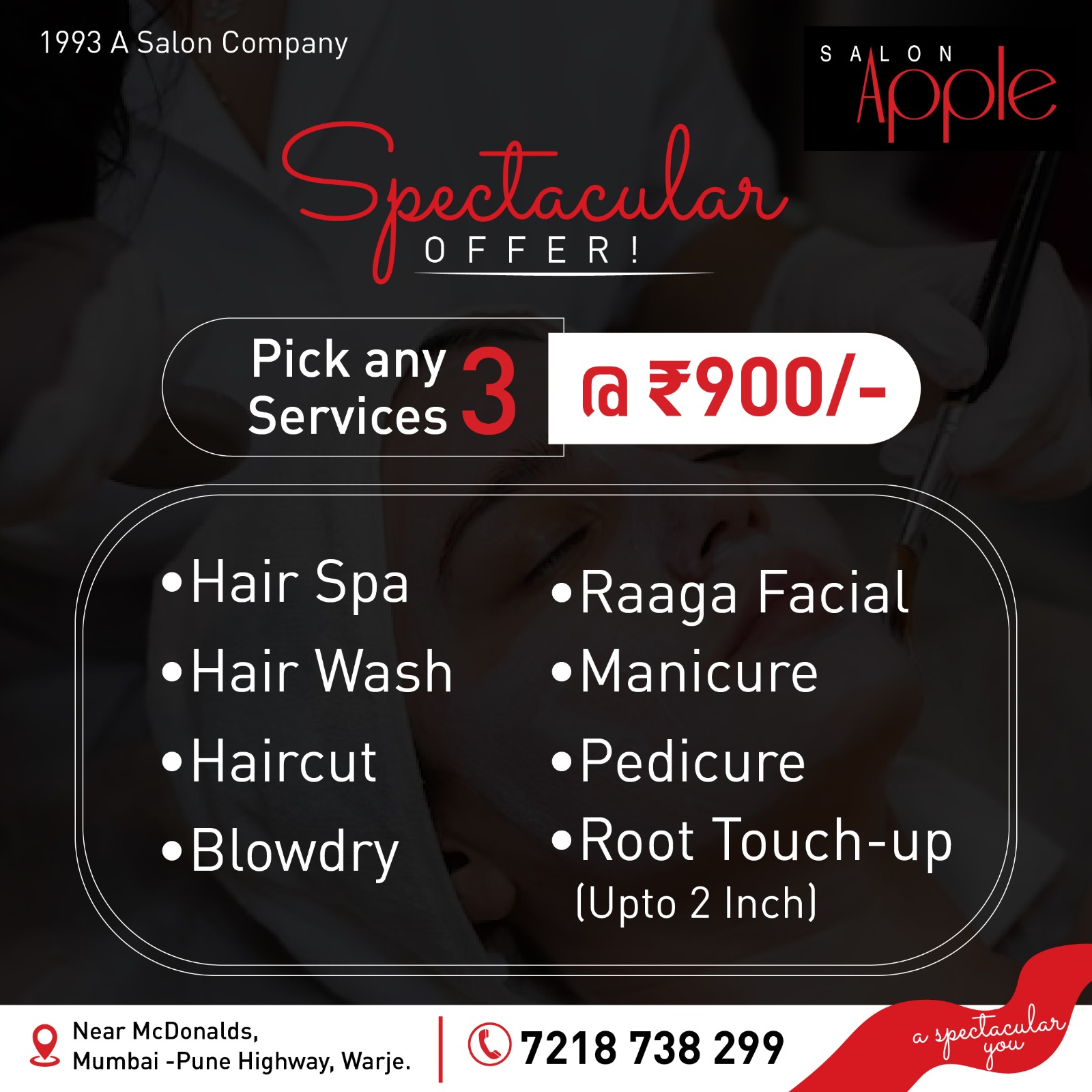 Salon Apple | 3 Services Offer