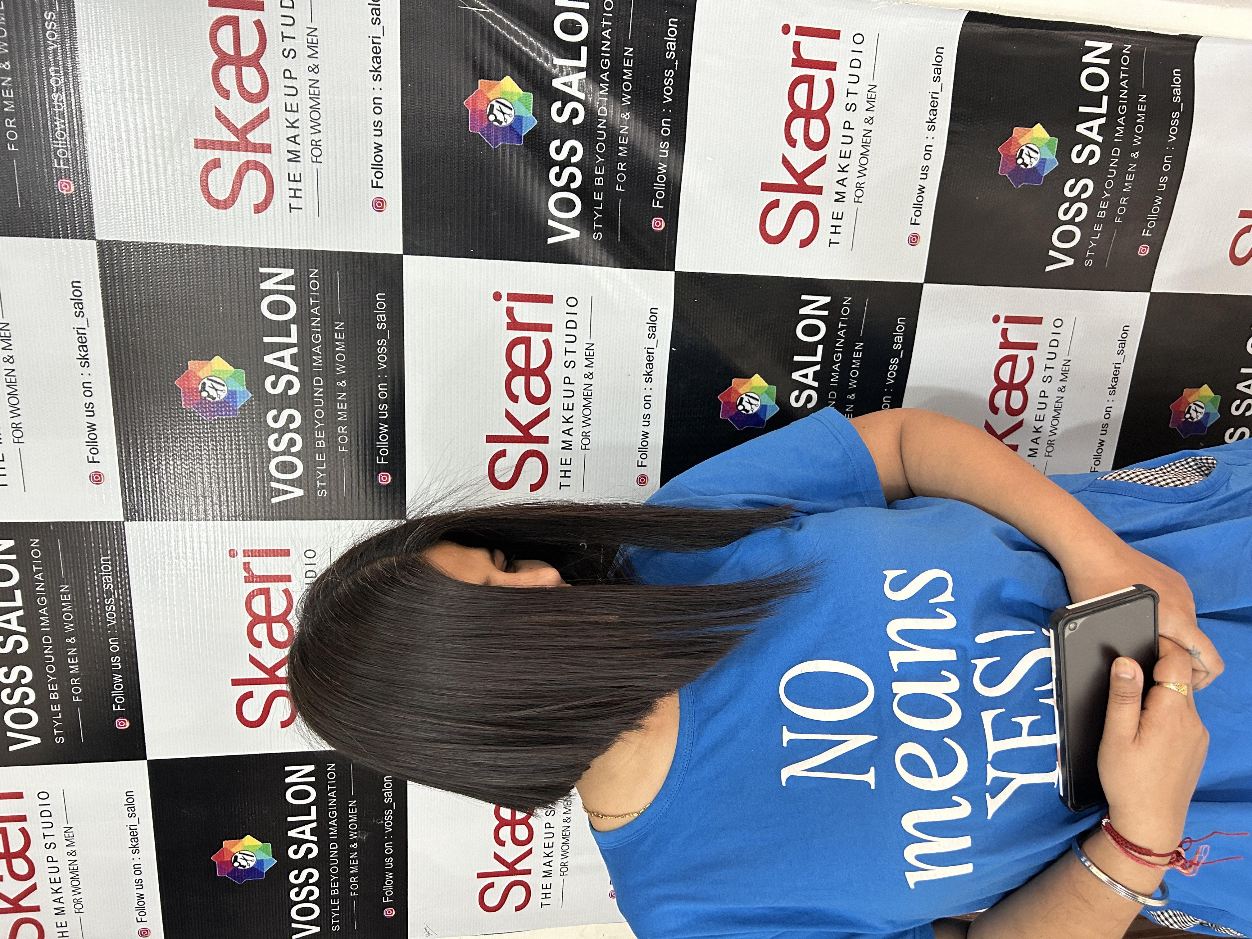 Skaeri salon and makeup studio | straighten treatment